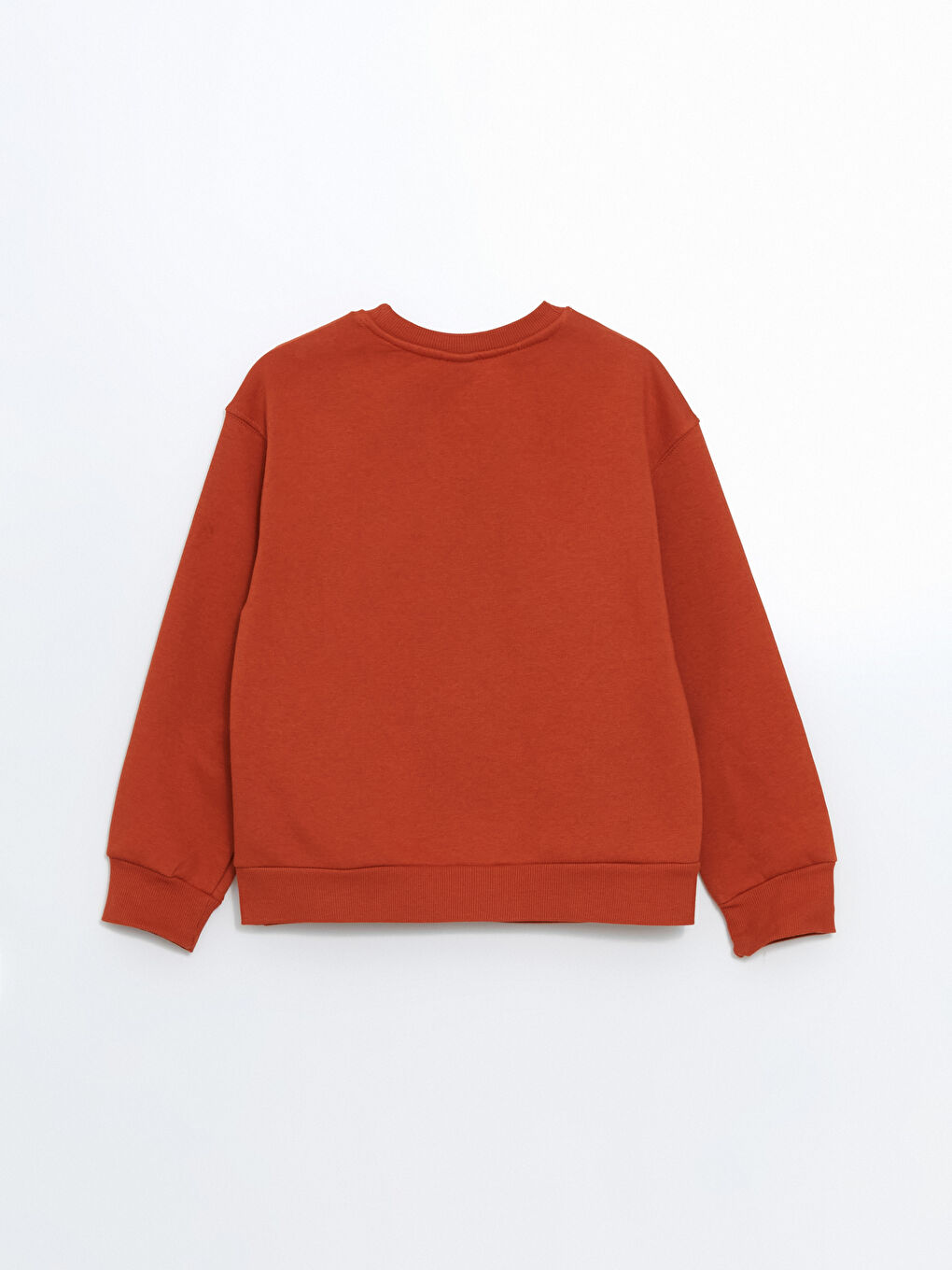 LCW Kids Turuncu Bisiklet Yaka Kız Çocuk Sweatshirt - 2