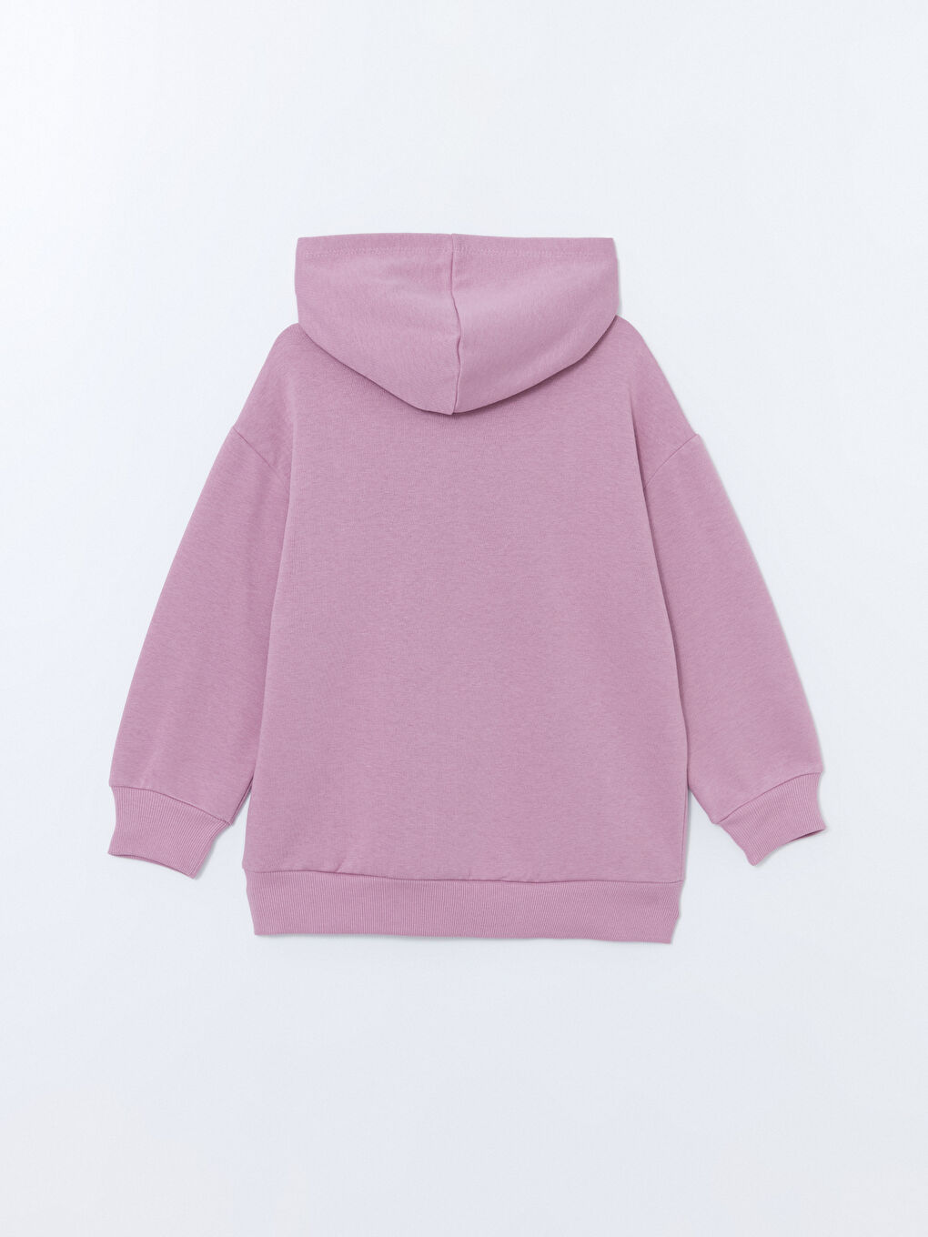 LCW Kids Lila Kapüşonlu Kız Çocuk Kalın Sweatshirt - 2