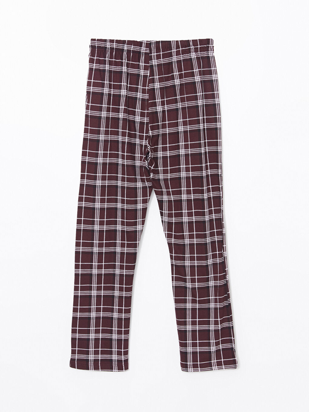 LC WAIKIKI Bordo Standart Kalıp Erkek Pijama Takımı - 4