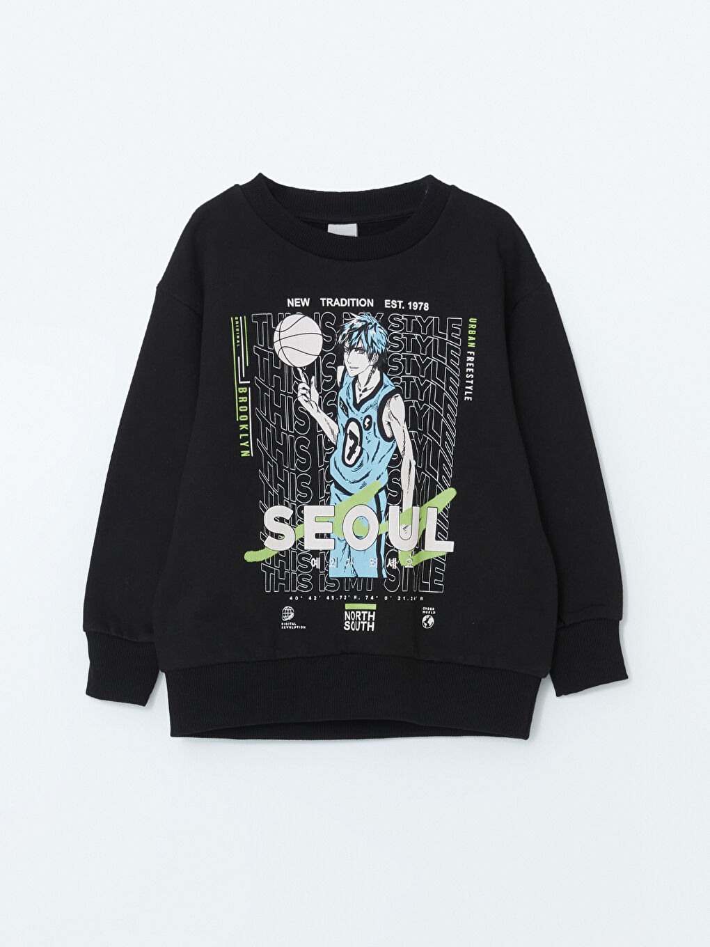 Crew Neck Boys' Sweatshirt
