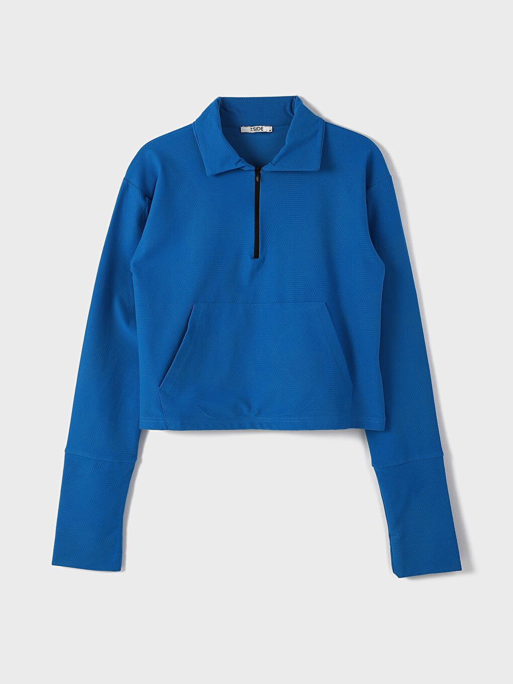 Polo Neck Women's Sweatshirt -W4L300Z8-525