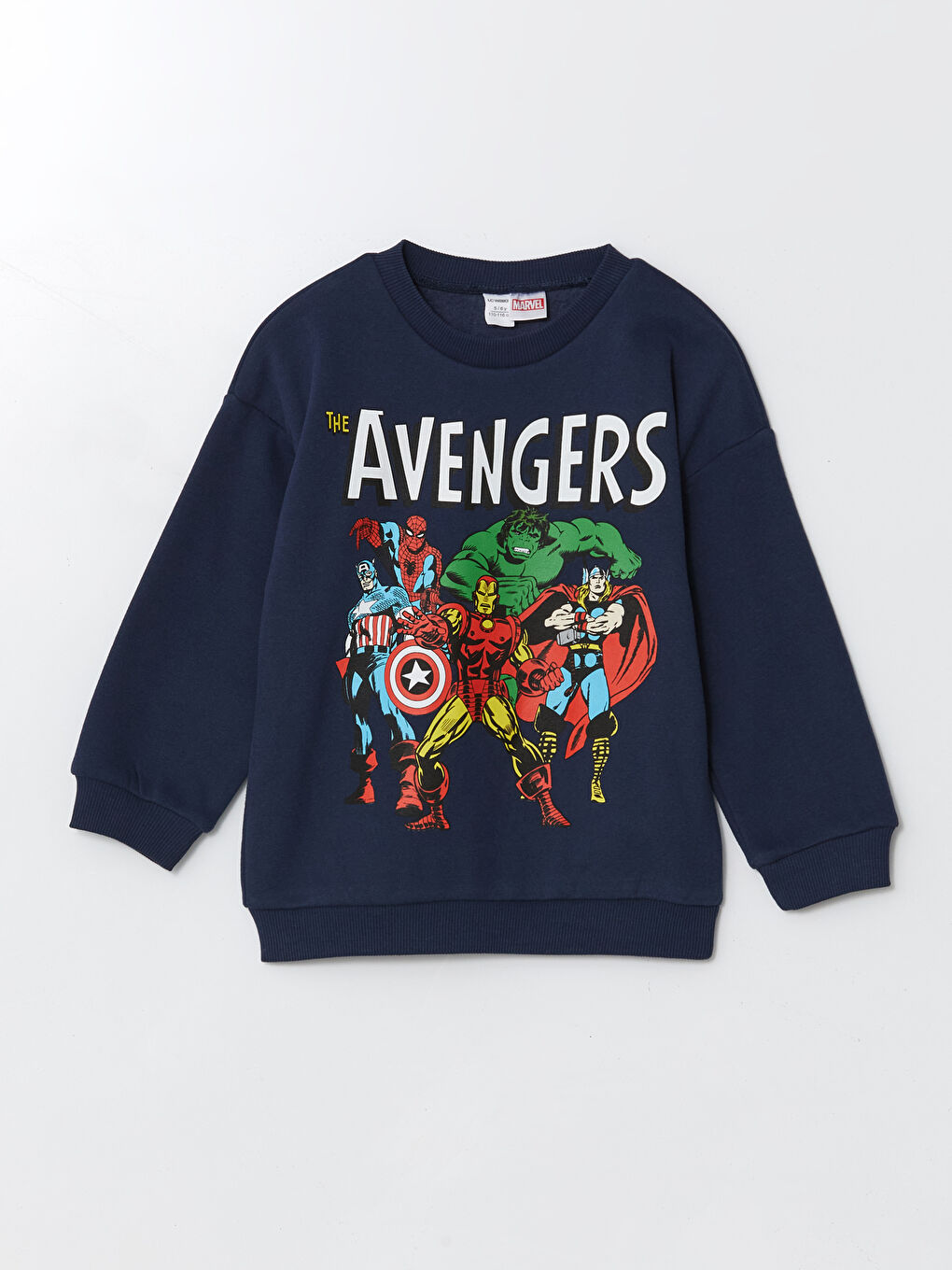 LCW Kids İndigo Spiderman Baskılı Erkek Çocuk Sweatshirt ve Eşofman Alt 2'li - 1