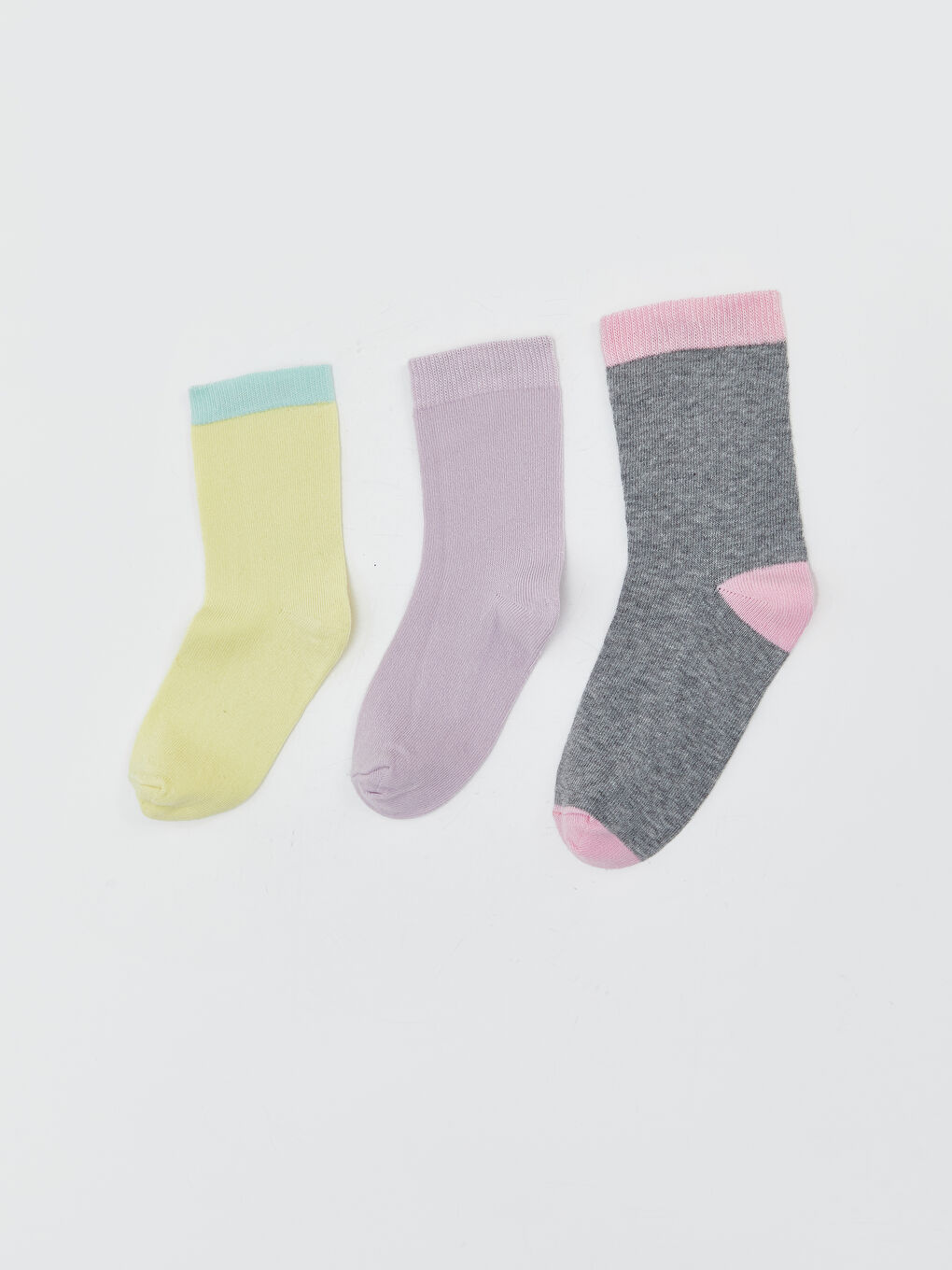 Karışık Kız Çocuk Soket Çorap 3'lü