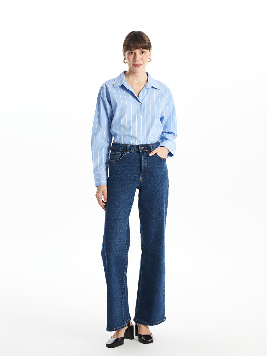 LCW Jeans Wideleg Women's Jeans -W4L506Z8-309