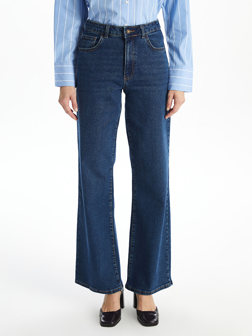 LCW Jeans Wideleg Women's Jeans -W4L506Z8-309