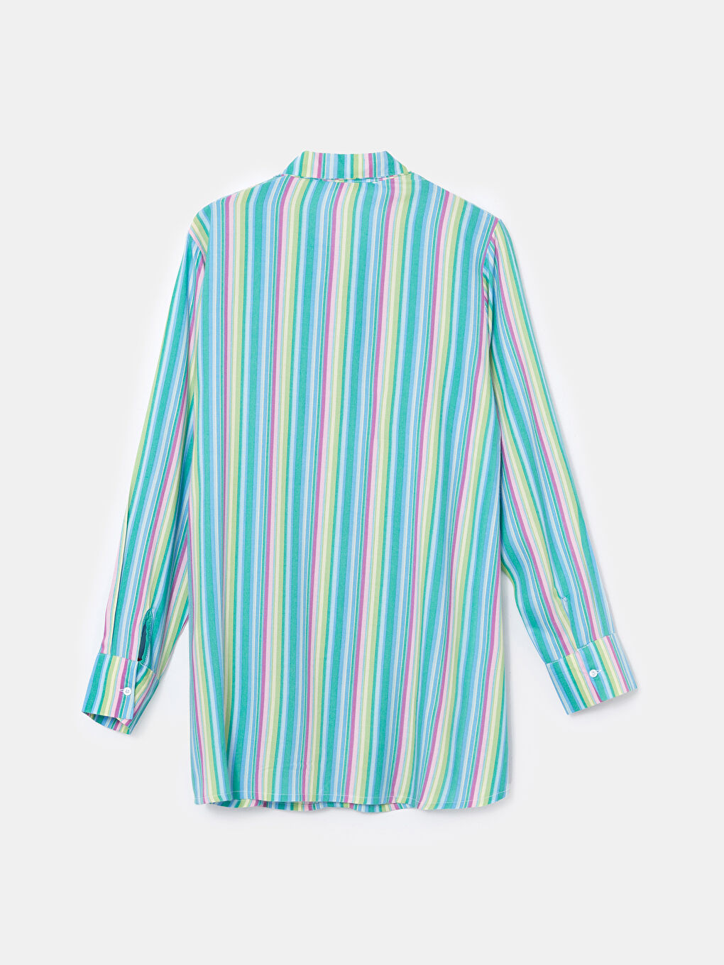 Striped Women's Shirt Tunic-5