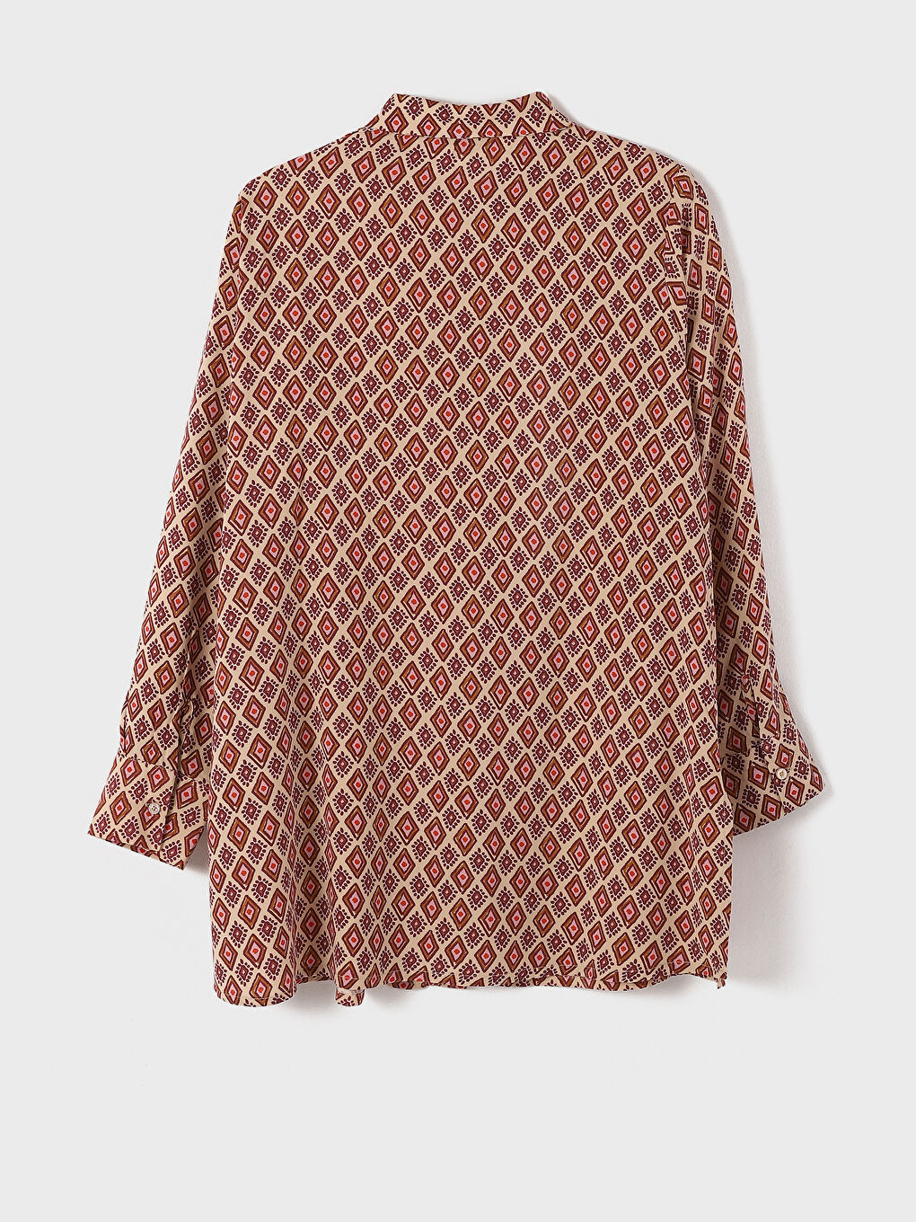 Patterned Women's Shirt Tunic-3