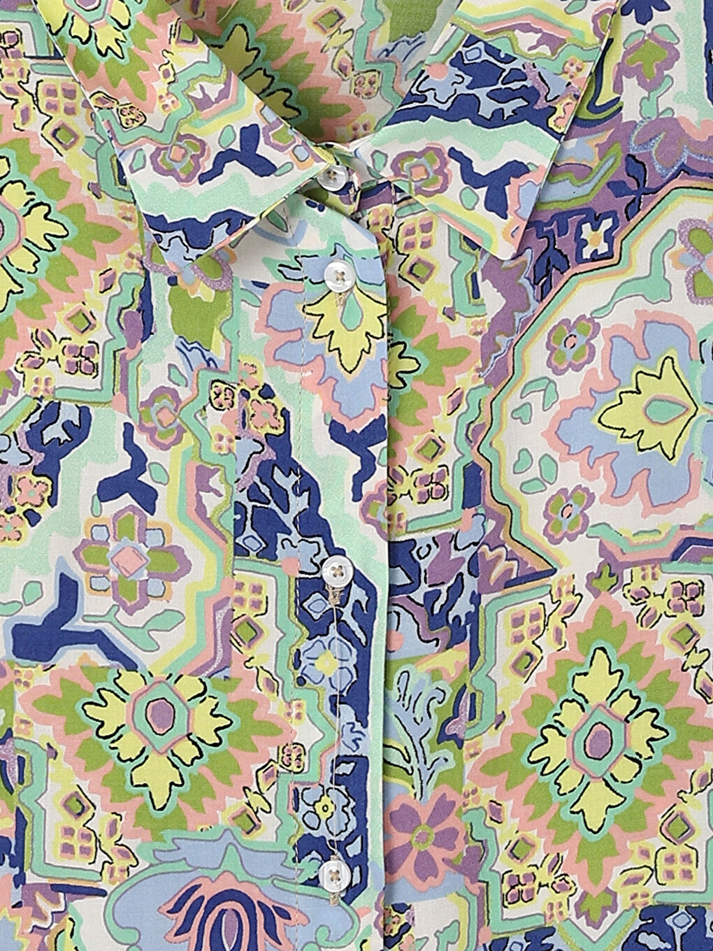 Patterned Women's Shirt Tunic-2