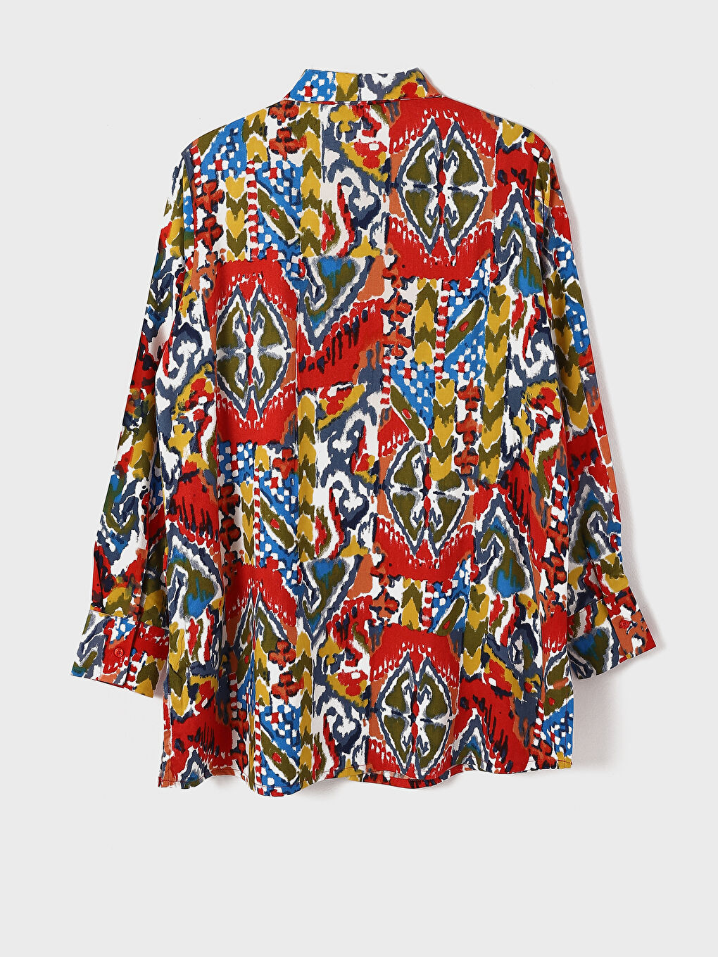 Patterned Women's Shirt Tunic-1