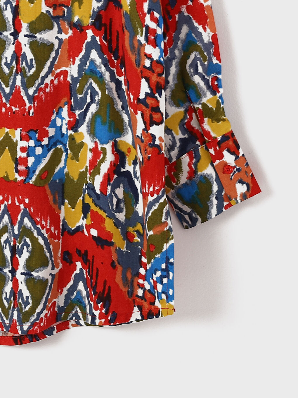 Patterned Women's Shirt Tunic-2