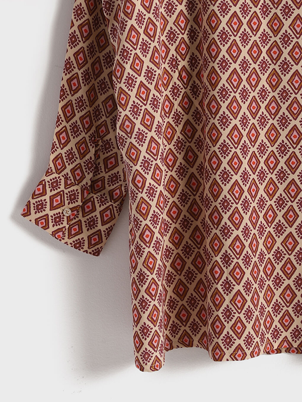 Patterned Women's Shirt Tunic-4