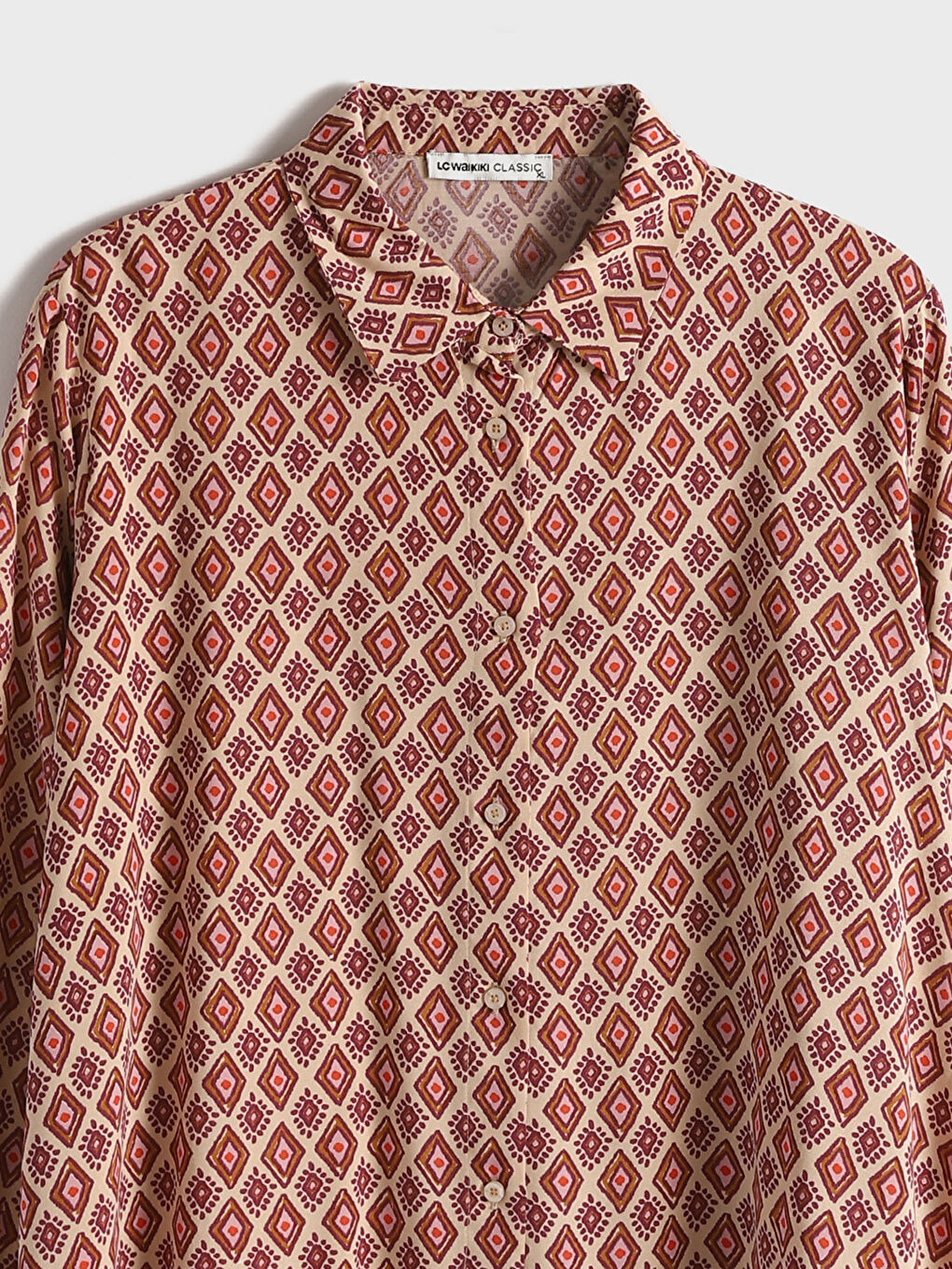 Patterned Women's Shirt Tunic-6