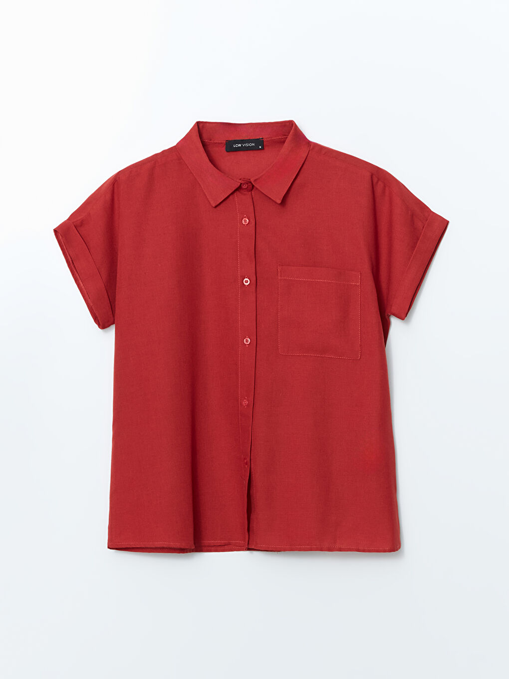 Short Sleeve Oversize Women's Shirt -W4L523Z8-M5T