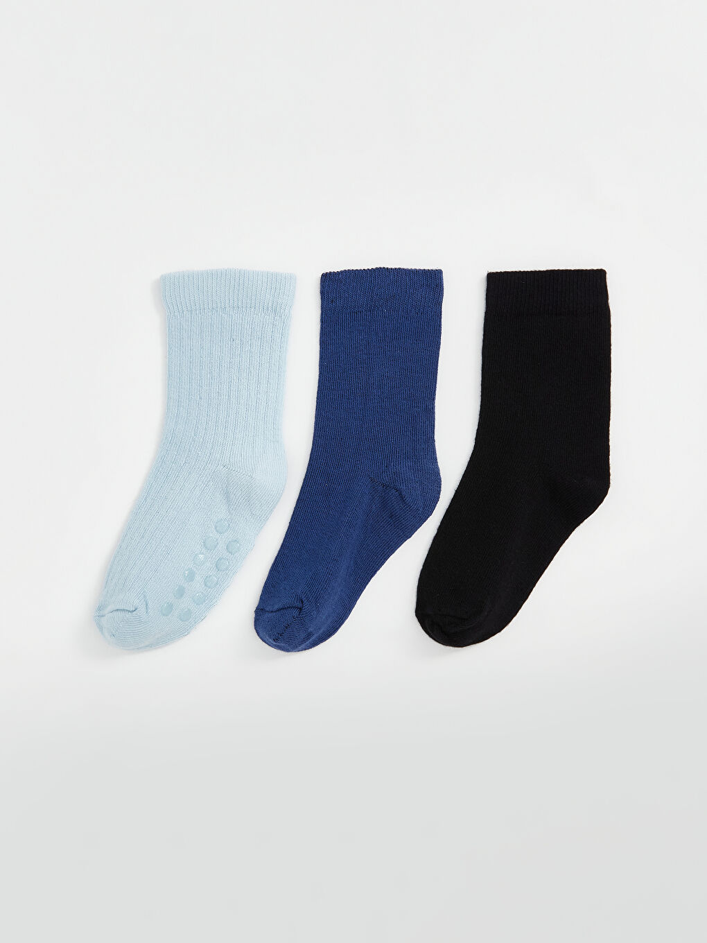 Karışık Basic Erkek Bebek Soket Çorap 3'lü