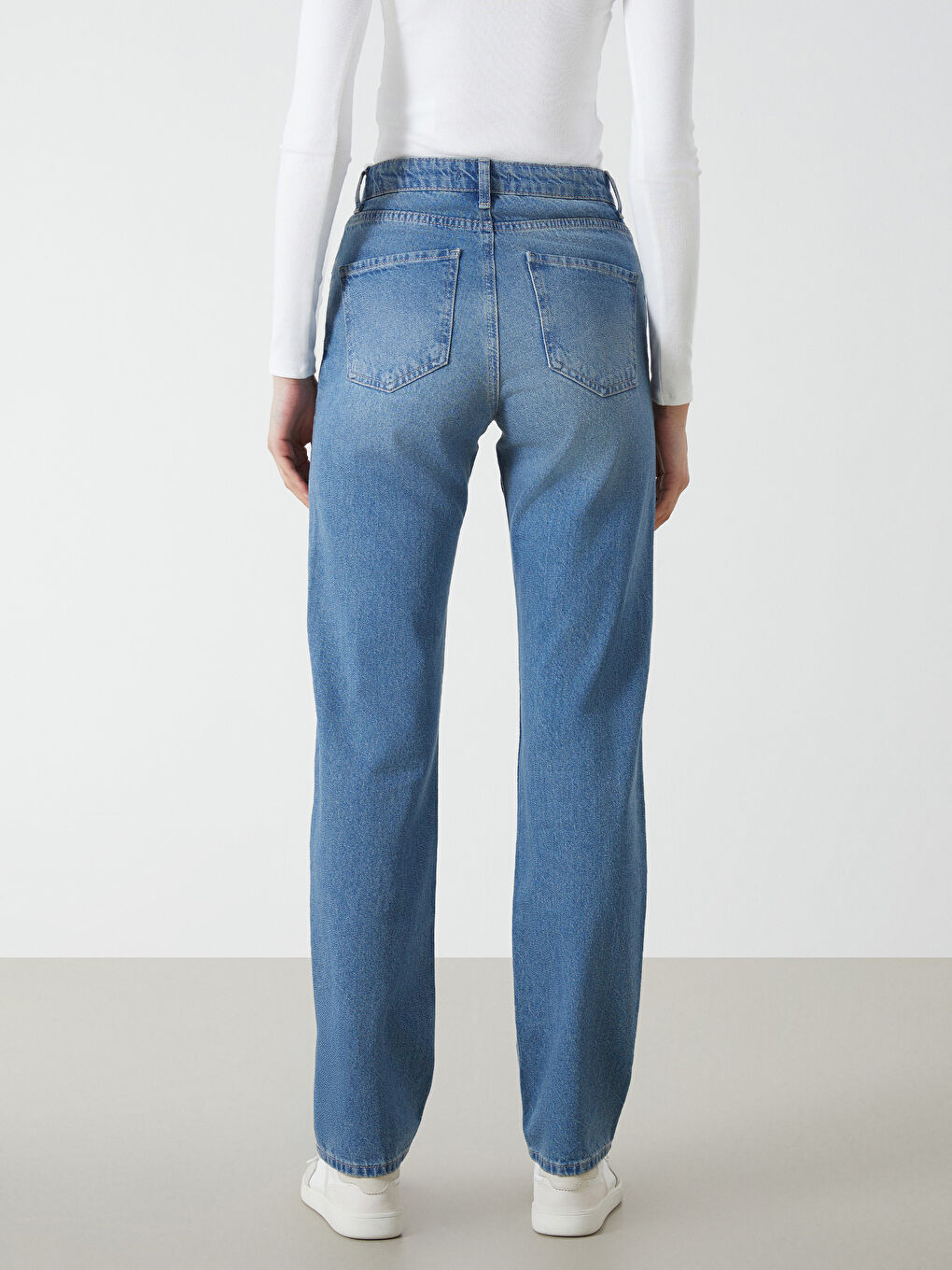 LCW Jeans Straight Fit Women's Jeans -W4L615Z8-JVU