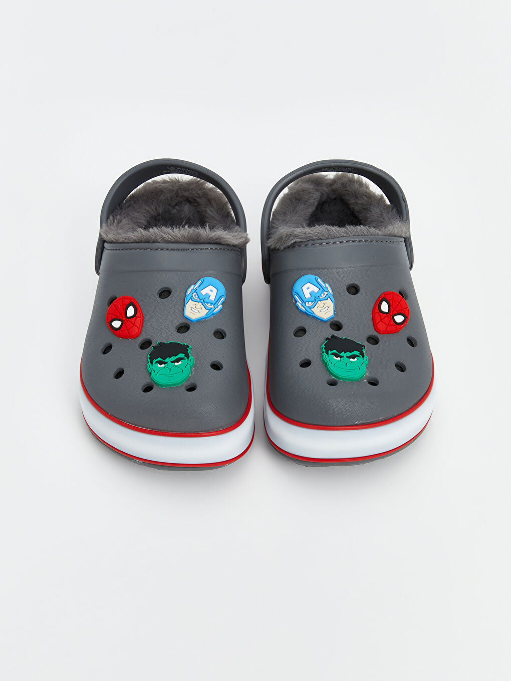 Antrasit Spider-Man Baskılı Erkek Çocuk Sandalet-3