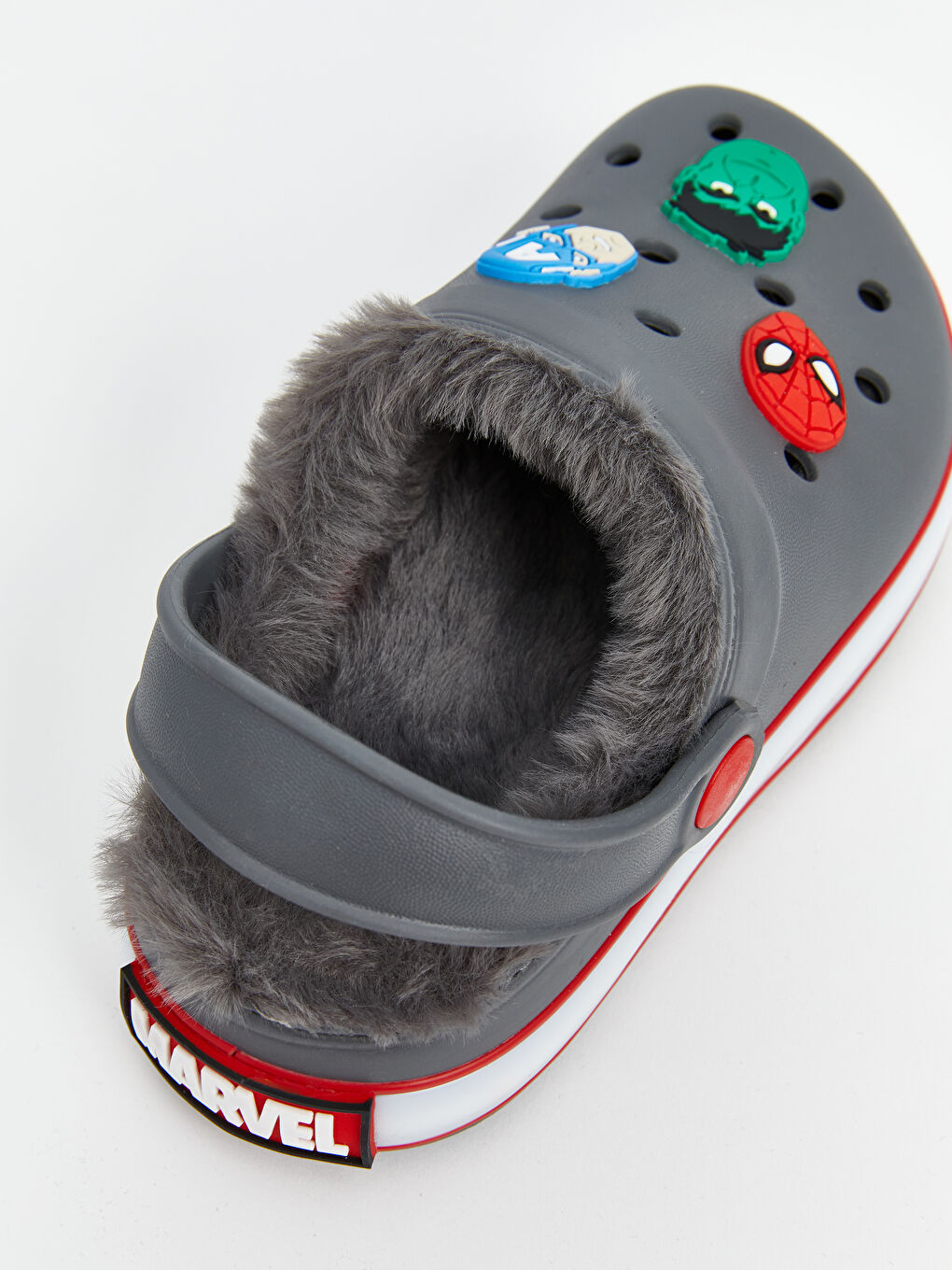 Antrasit Spider-Man Baskılı Erkek Çocuk Sandalet-6