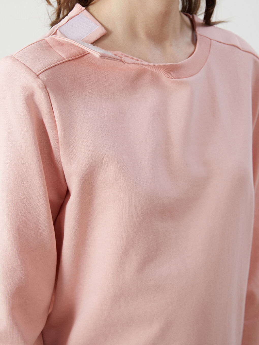 LCW Limitless Pembe Bisiklet Yaka Kadın Sweatshirt - 2