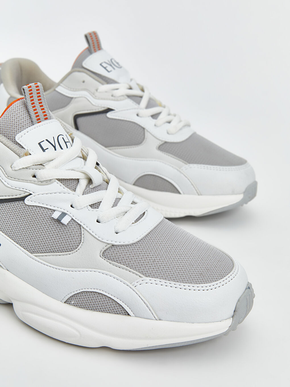 Gri Bağcıklı Erkek Spor Ayakkabı-2