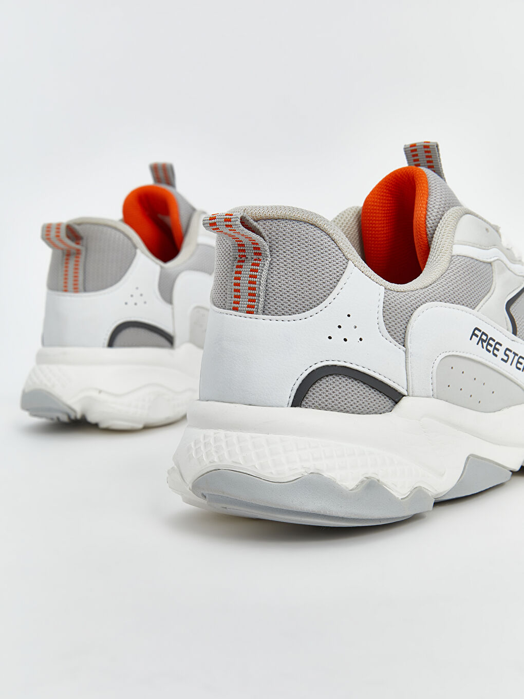 Gri Bağcıklı Erkek Spor Ayakkabı-4