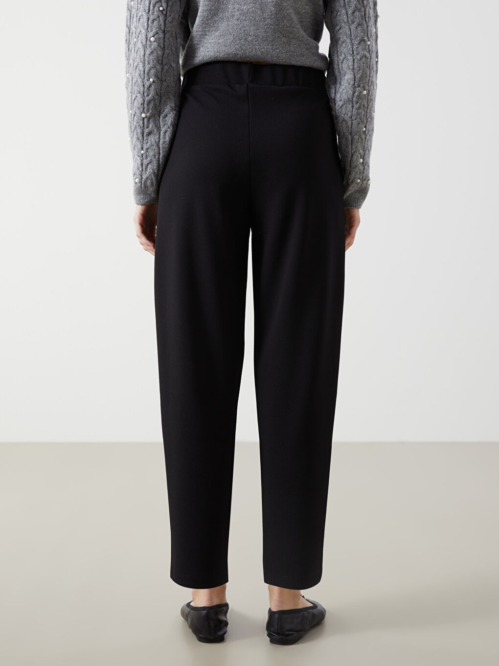 LCW Comfort Elasticated Waist Loose Fit Women's Trousers -W4L833Z8-CVL