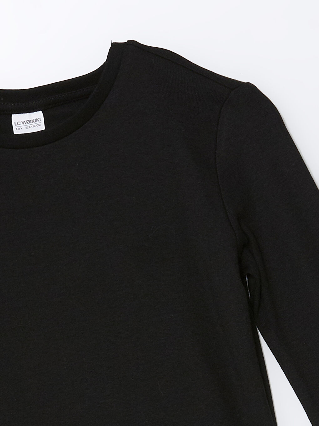 Crew Neck Long Sleeve Boys' Undershirt-3