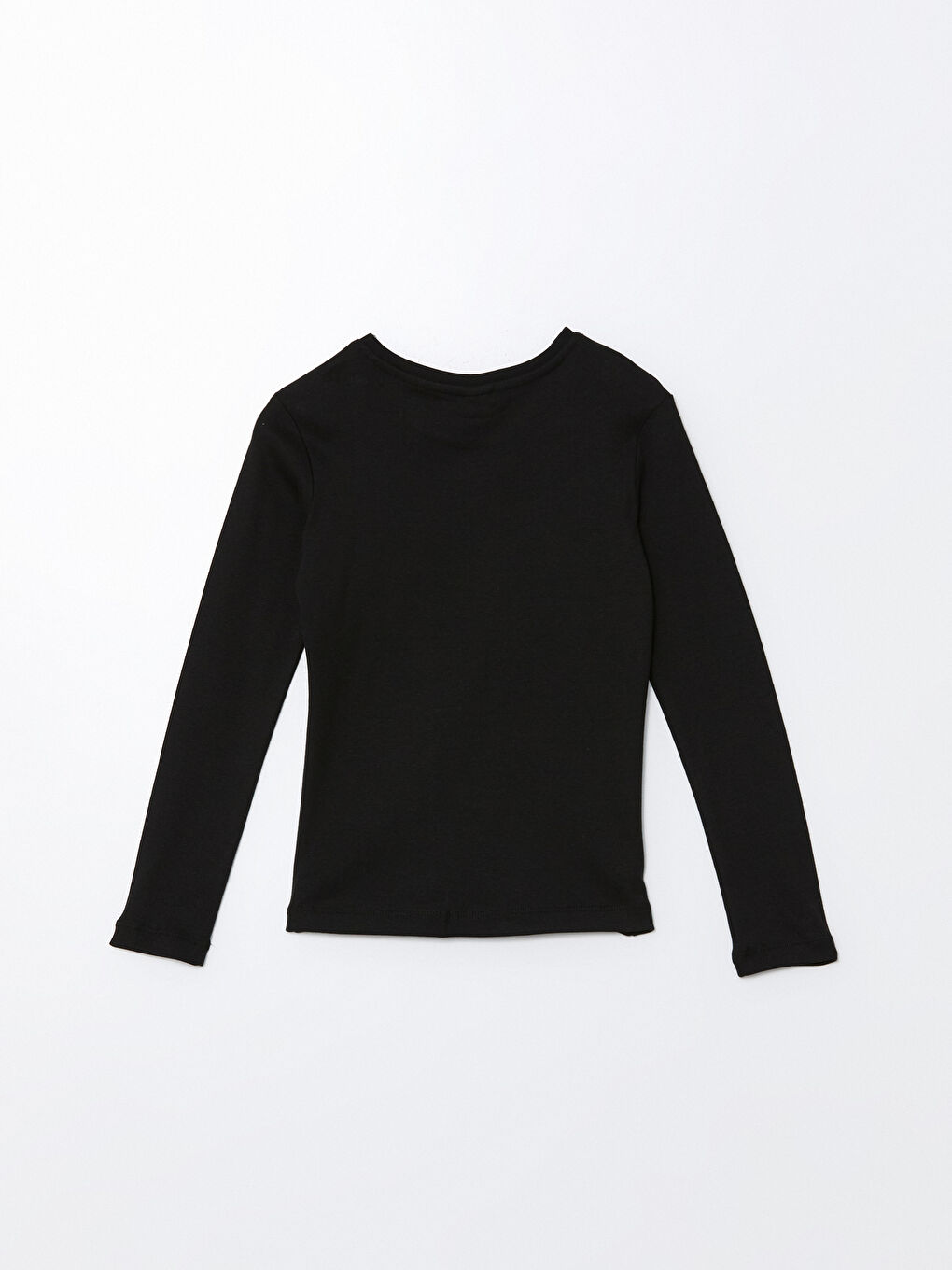 Crew Neck Long Sleeve Boys' Undershirt-5