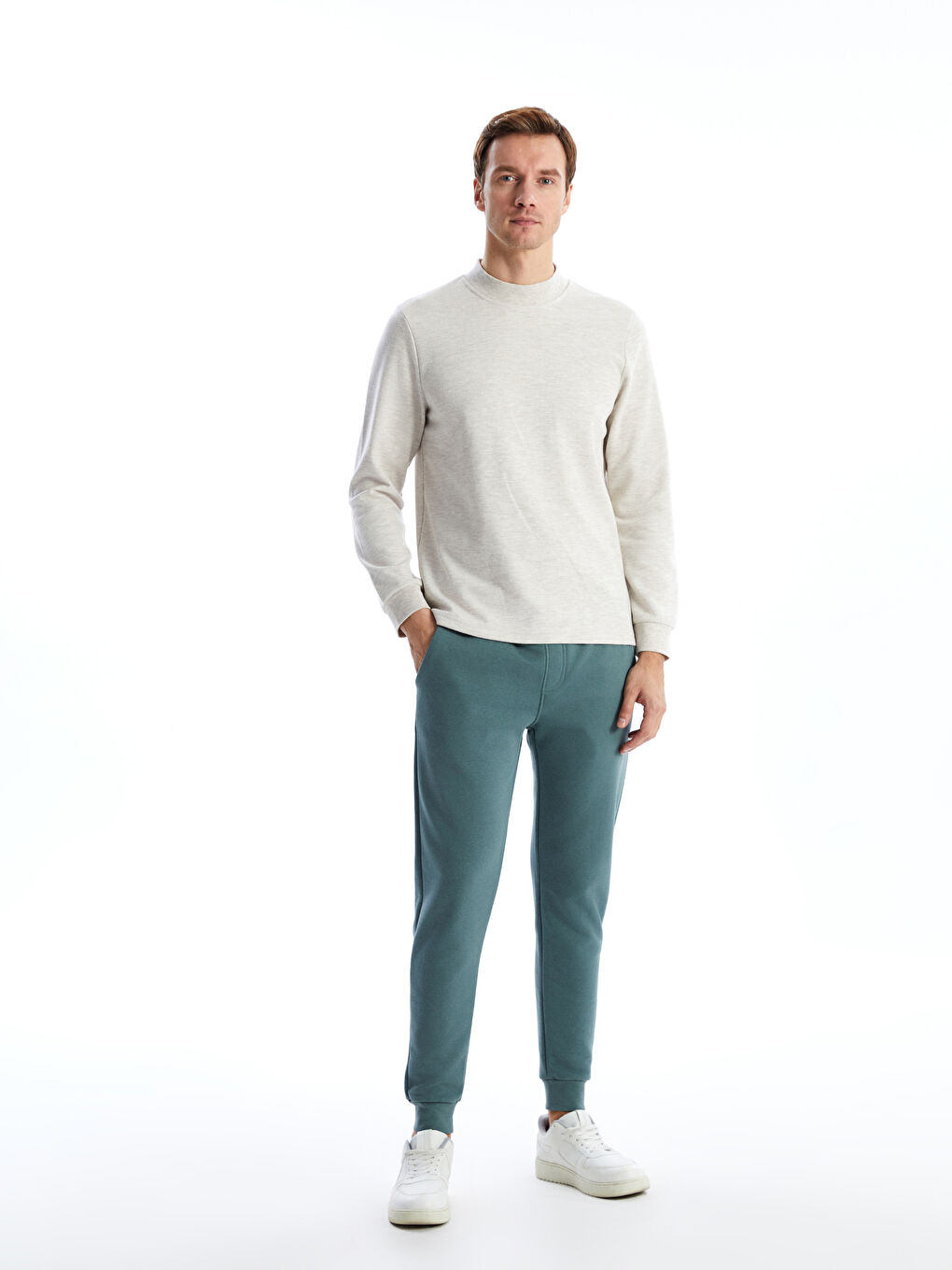 Yeşil Standart Kalıp Erkek Eşofman Altı