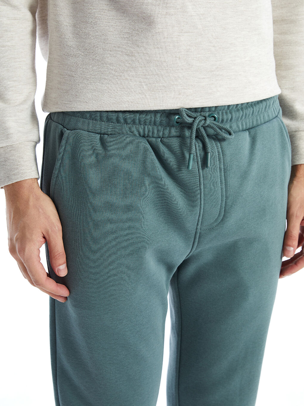 Yeşil Standart Kalıp Erkek Eşofman Altı-2