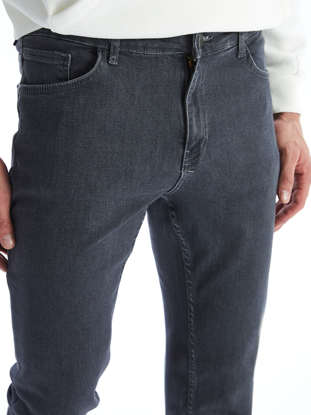 LCW ECO Slim Fit Men's Jeans -W4LA34Z8-GRD