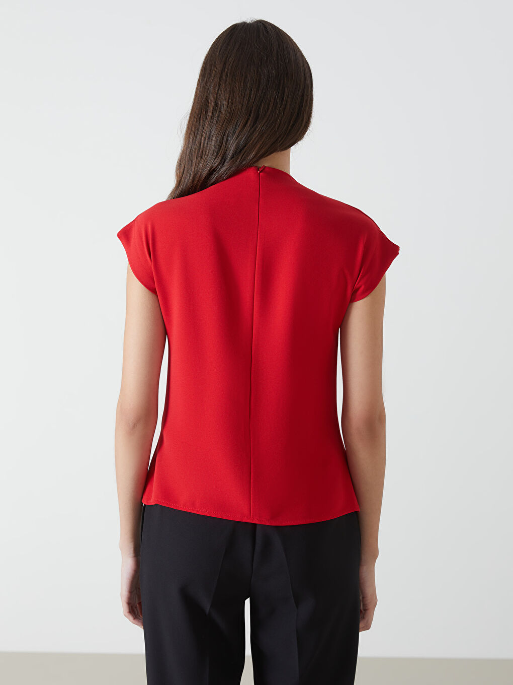 LCWAIKIKI Classic Bluza za Žene sa Uspravnom Kragnom -W4LB25Z8-GZL