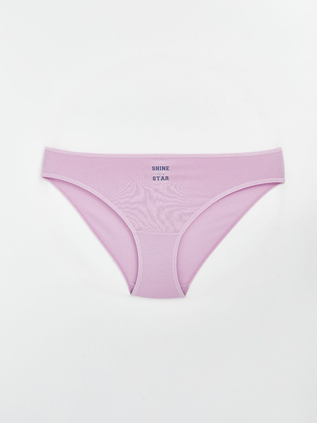 Lila Baskılı Bikini Külot