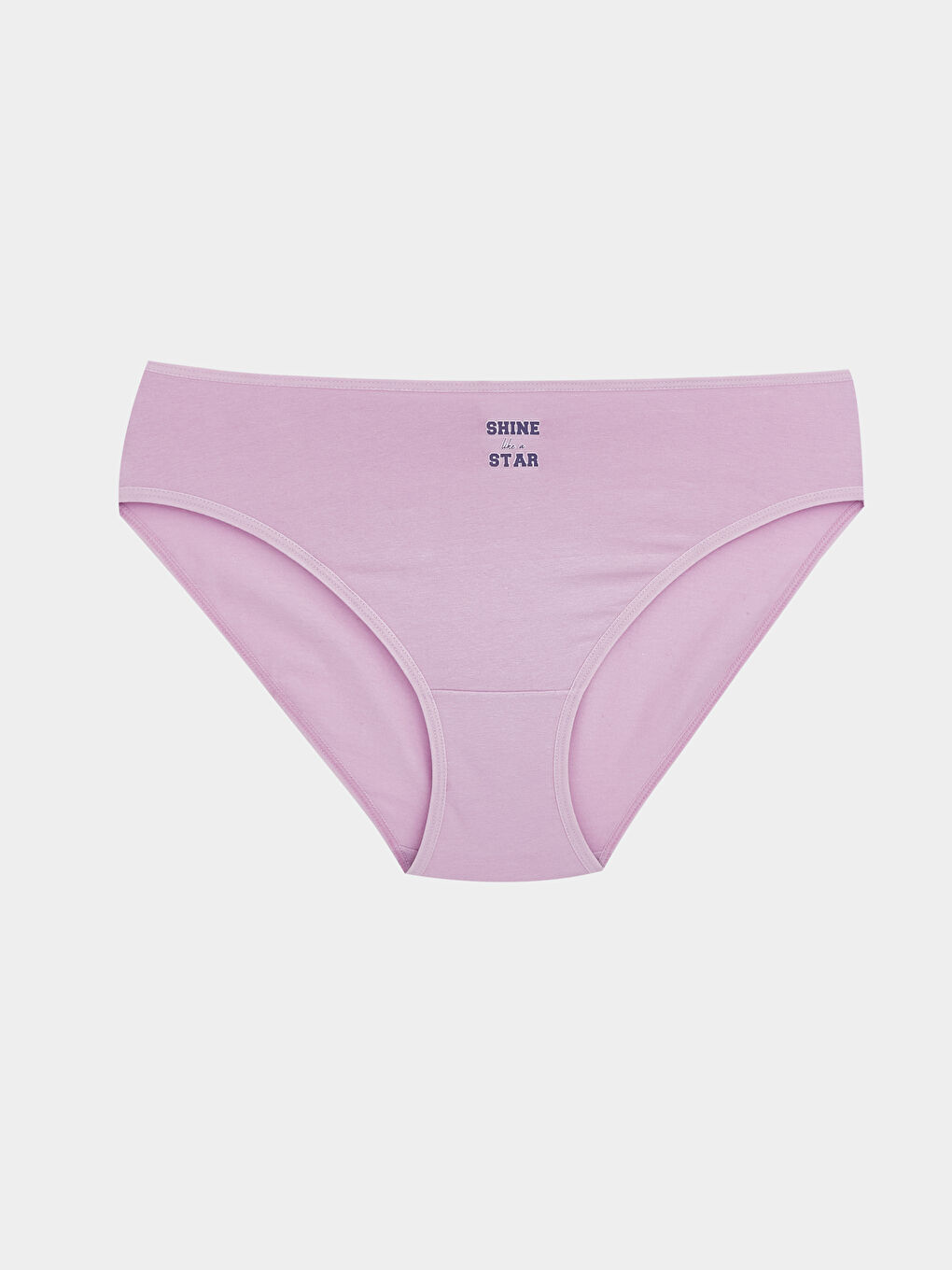 Pembe Baskılı Bikini Külot