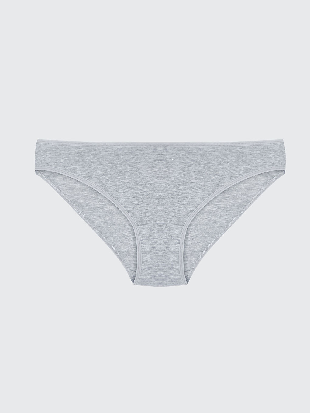 Gri Düz Bikini Külot