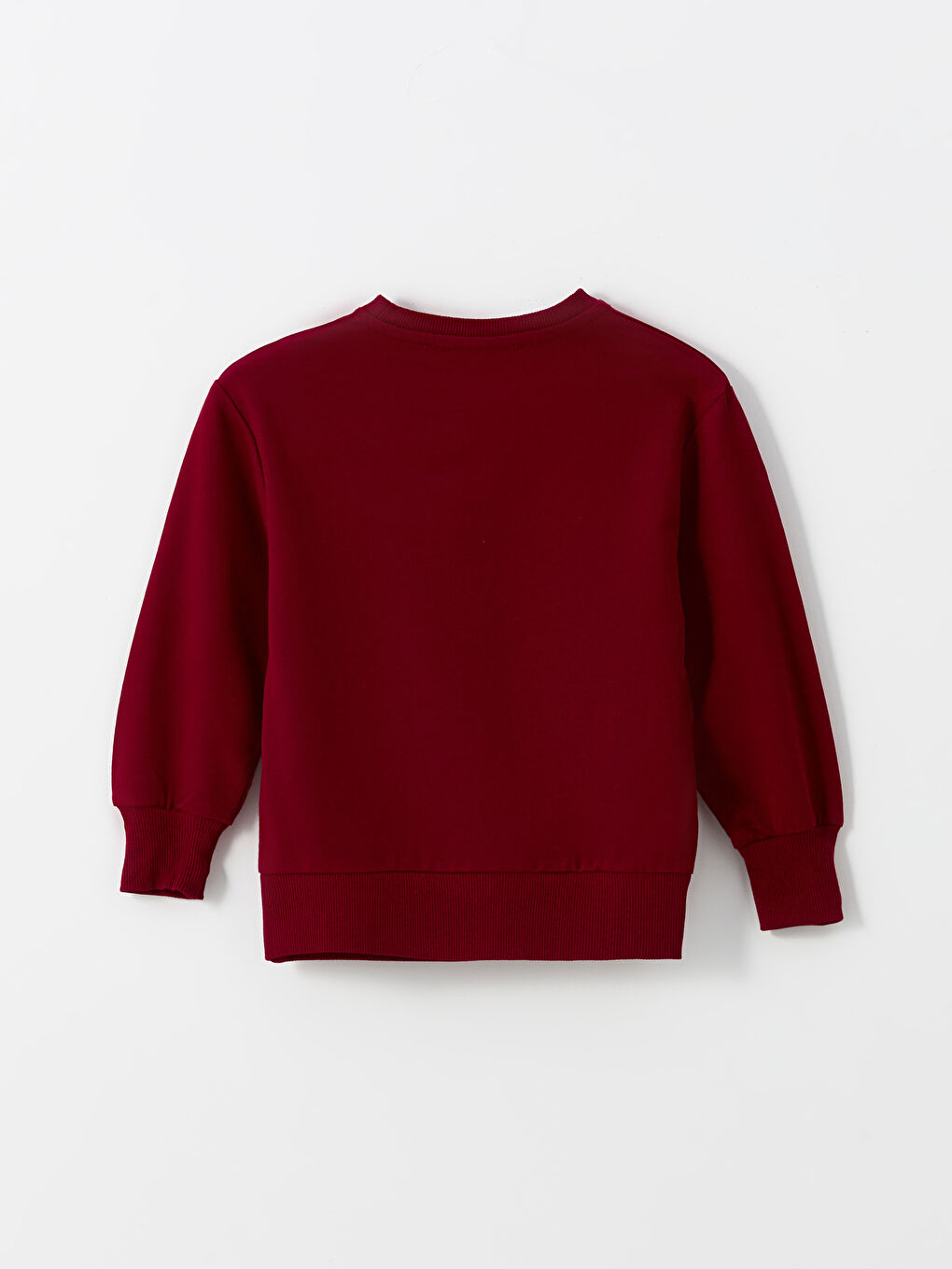 LCW baby Bordo Bisiklet Yaka Erkek Bebek Sweatshirt 2'li - 4