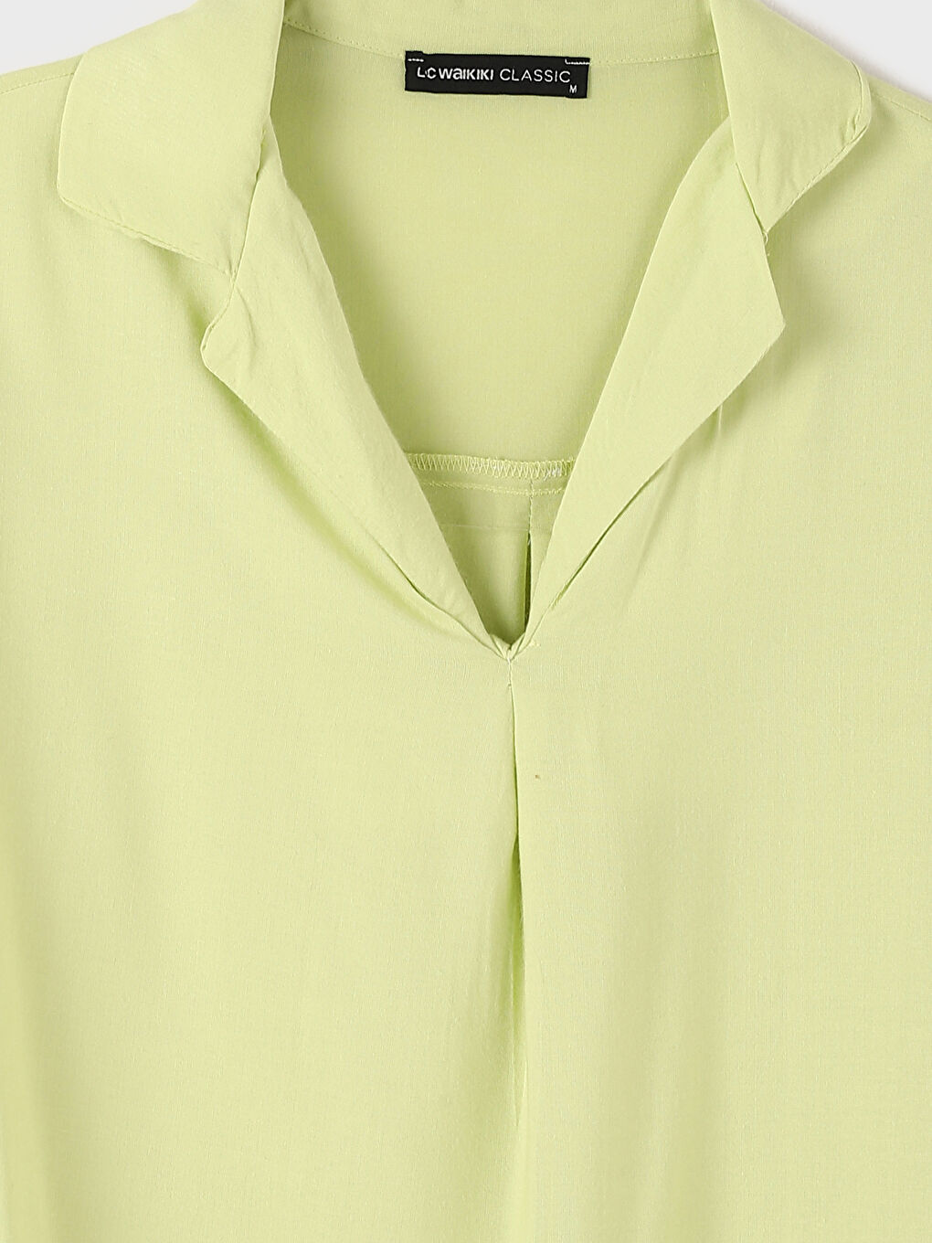 بلوزة واسعة بياقة قميص للسيدات-6