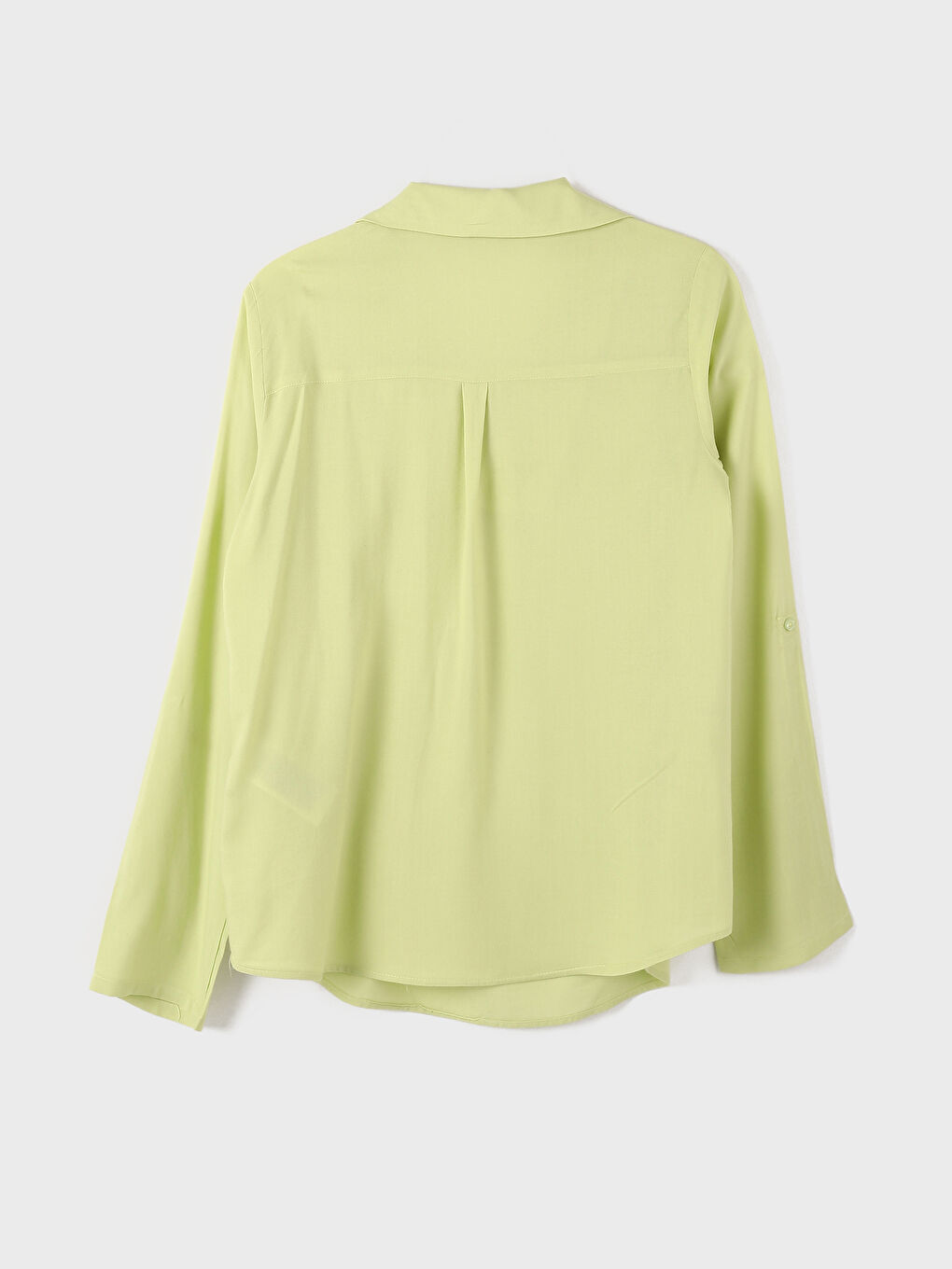 بلوزة واسعة بياقة قميص للسيدات-5