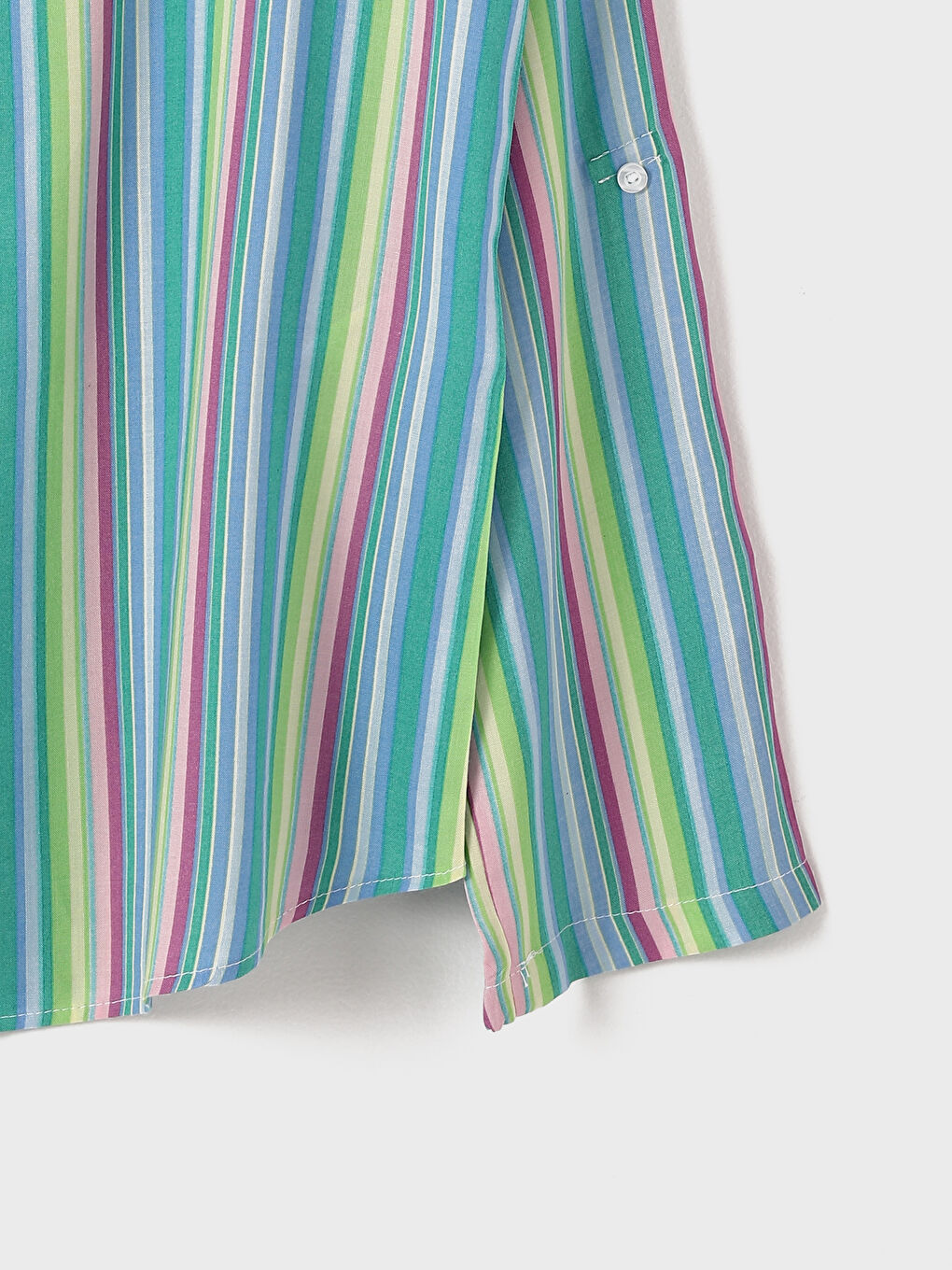 Striped Long Sleeve Women's Shirt -W4LC28Z8-LEN