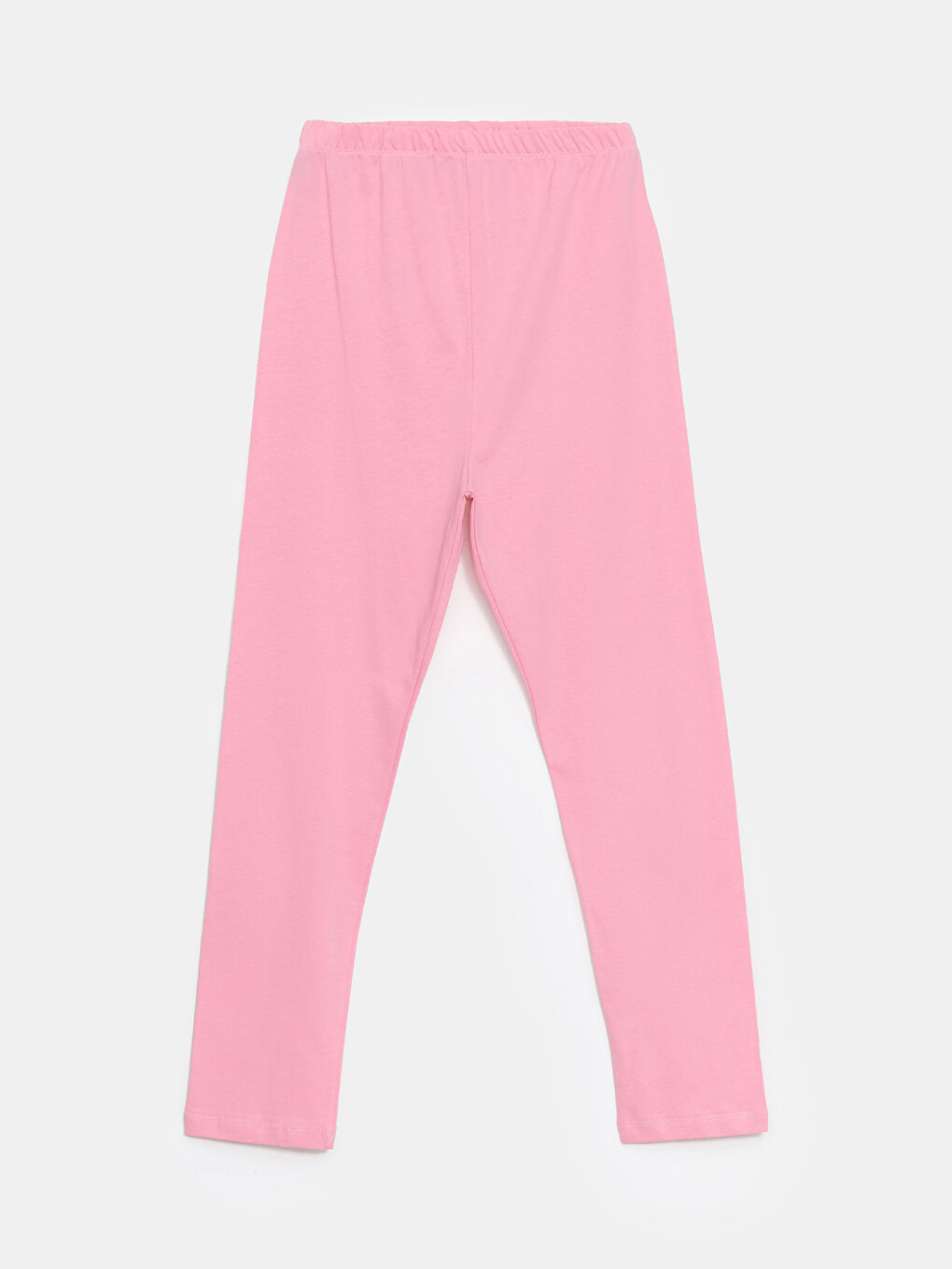 LCW Kids Pembe Bisiklet Yaka Kız Çocuk Pijama Takım - 2