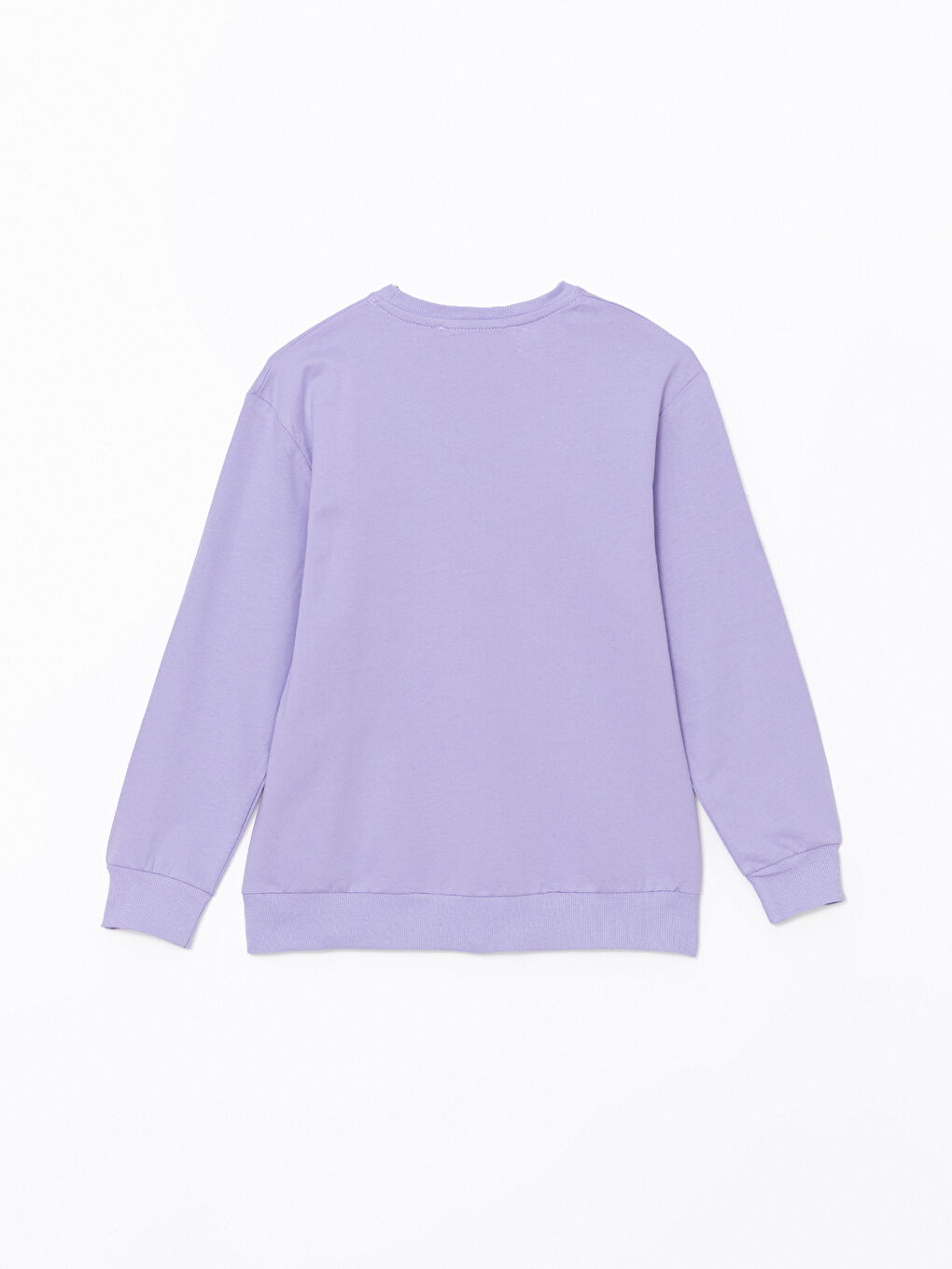 LCW Kids Lila Bisiklet Yaka Kız Çocuk Sweatshirt - 2