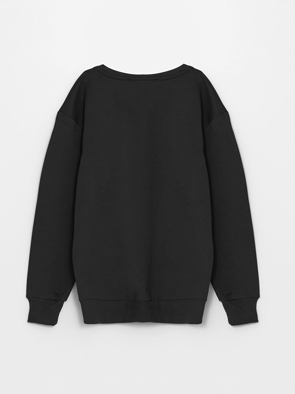 LCW Kids Siyah Bisiklet Yaka Erkek Çocuk Sweatshirt - 1