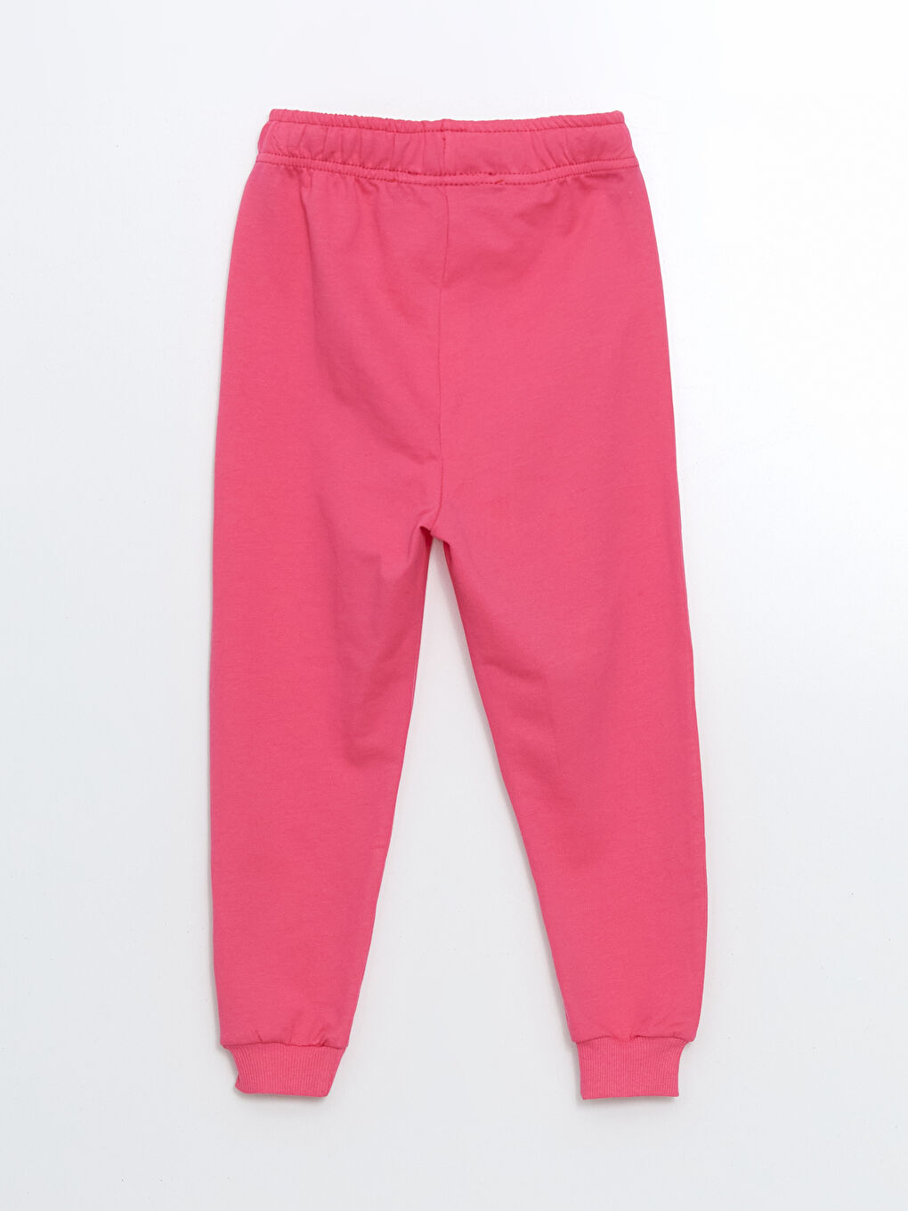 LCW Kids Pembe Beli Lastikli Kız Bebek Jogger Eşofman Altı - 1