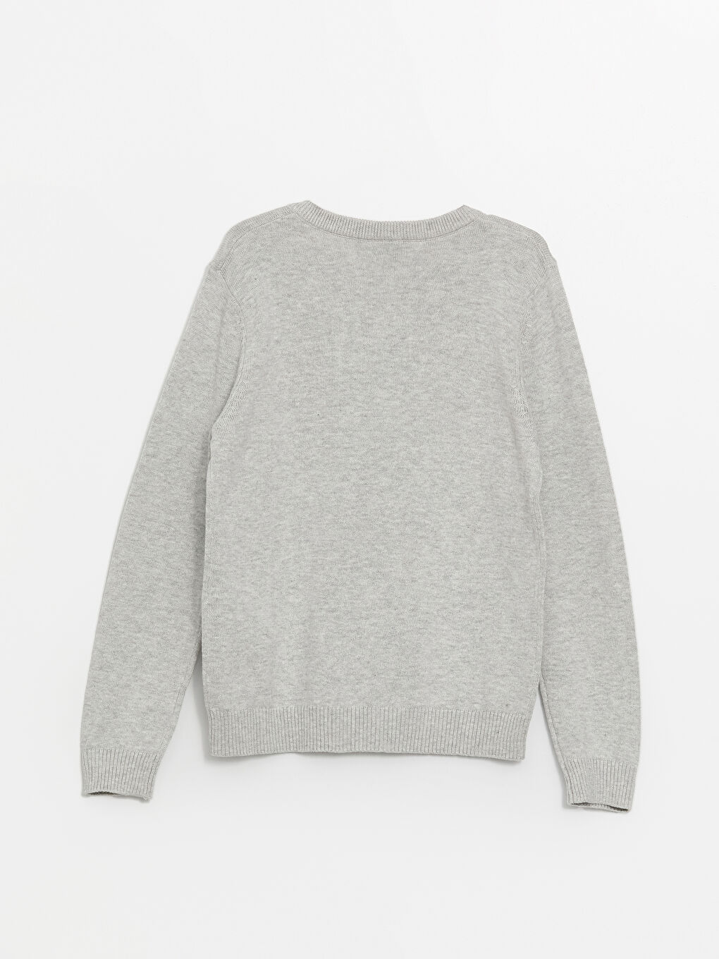 LCW Kids V Neck Basic Long Sleeve Boys' Knitwear Sweater -W50314Z4-LAL