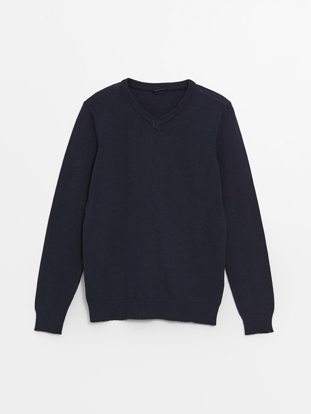 LCW Kids V Neck Basic Long Sleeve Boys' Knitwear Sweater -W50315Z4-HRC