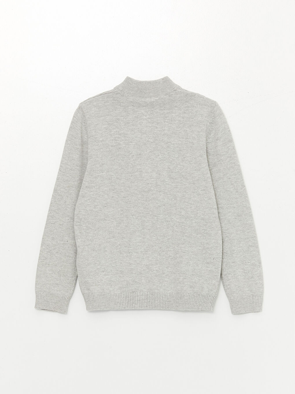 LCW Kids Textured Stand Collar Boy's Knitwear Cardigan -W50318Z4-LAL