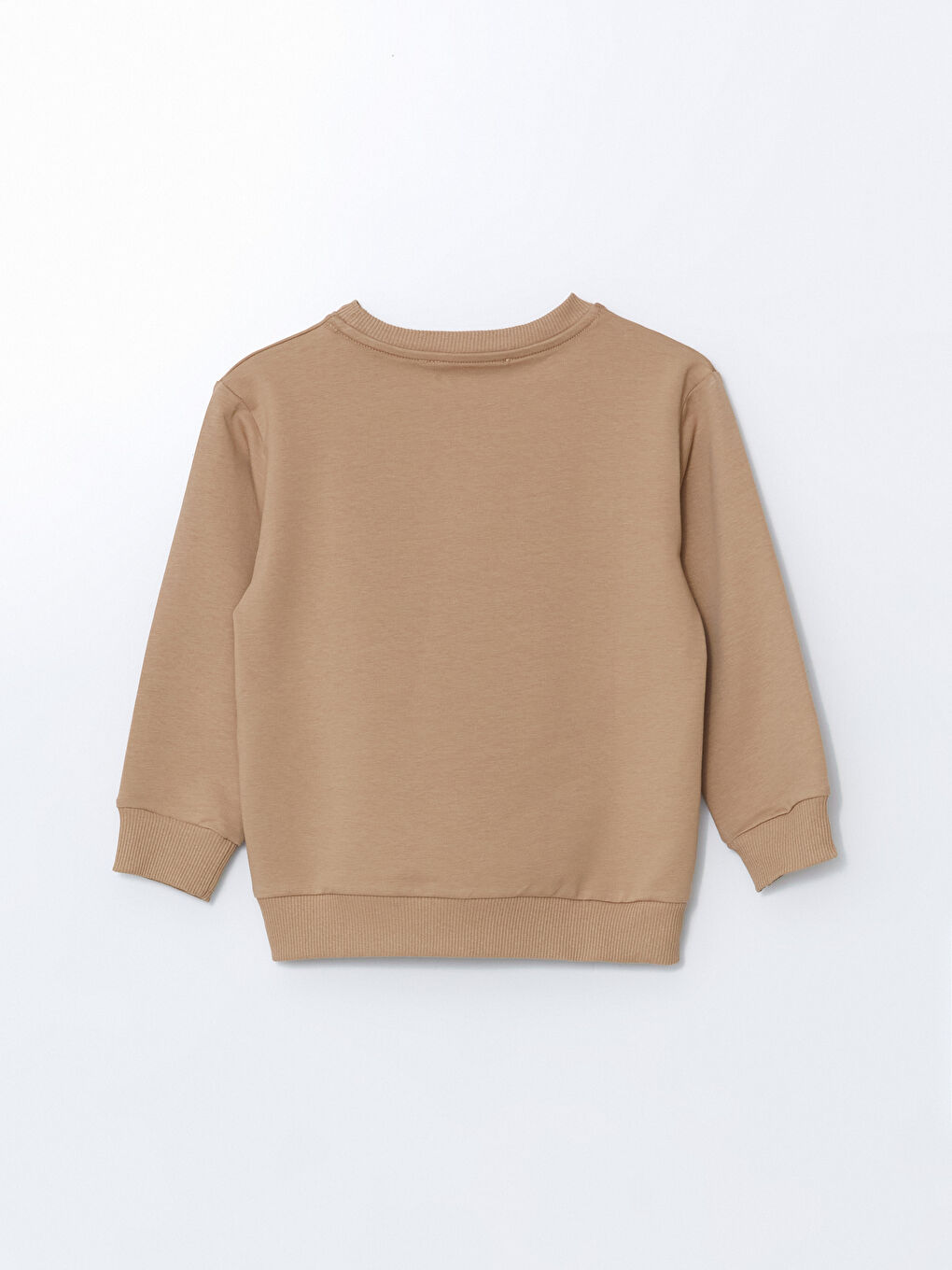 LCW Kids Bej Bisiklet Yaka Baskılı Erkek Çocuk Sweatshirt - 2