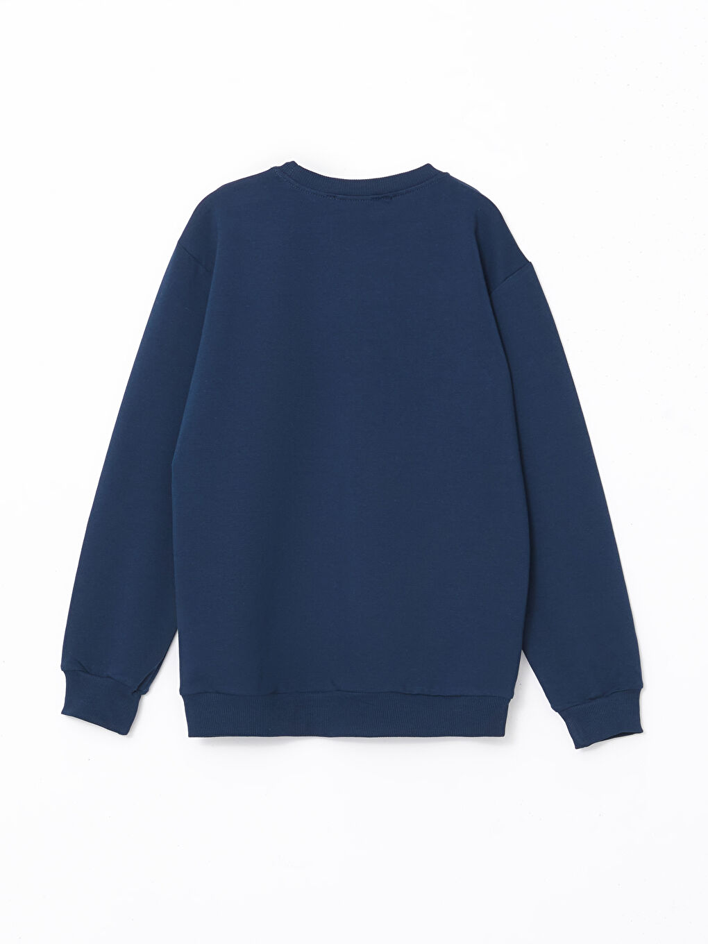 Lacivert Bisiklet Yaka Baskılı Erkek Çocuk Eşofman Takım-2