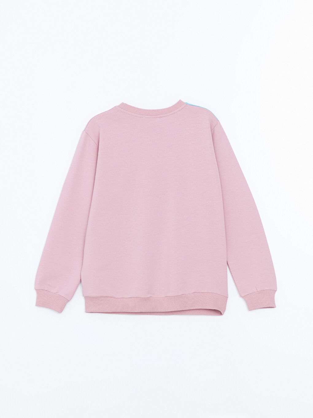 LCW Kids Pembe Bisiklet Yaka Baskılı Kız Çocuk Sweatshirt - 2