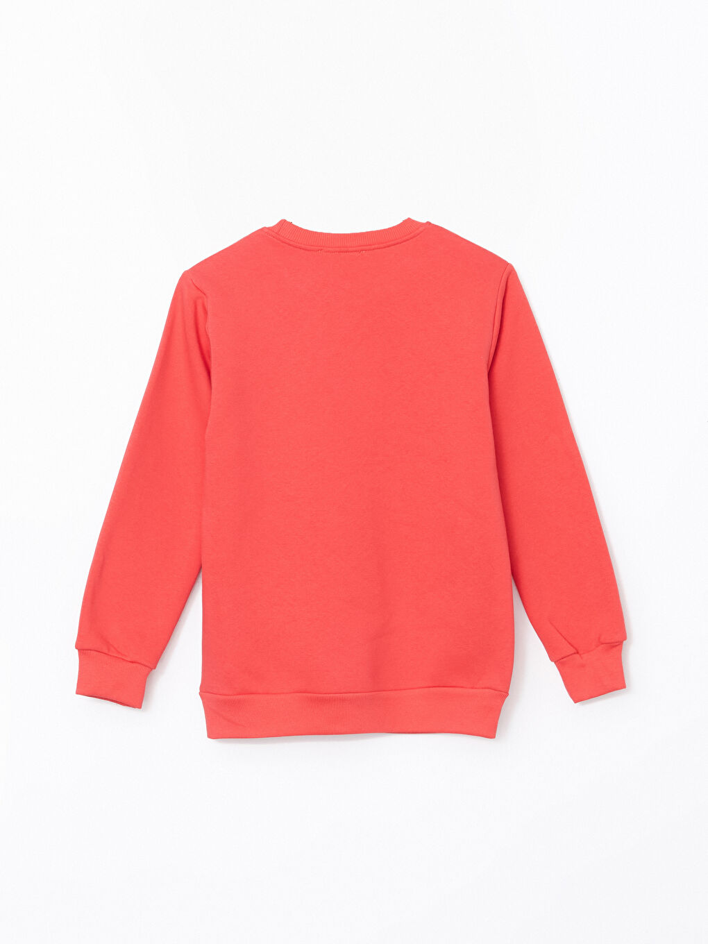 LCW Kids Pembe Bisiklet Yaka Kız Çocuk Sweatshirt - 2