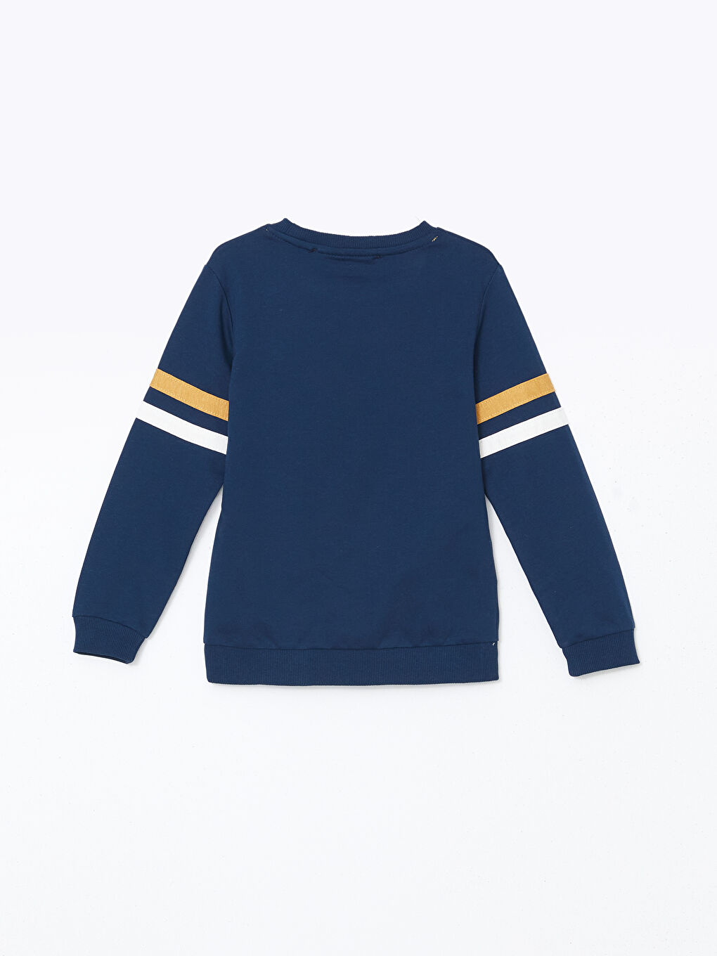 LCW Kids İndigo Bisiklet Yaka Baskılı Erkek Çocuk Sweatshirt - 1